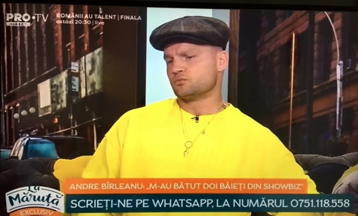 
    Andre Bîrleanu, invitat în emisiunea “ La Măruță” de la Pro TV   