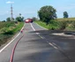 Incendiu uriaș pe DN2A după impactul dintre o autocisternă plină cu benzină și un buldoexcavator. FOTO: ISU