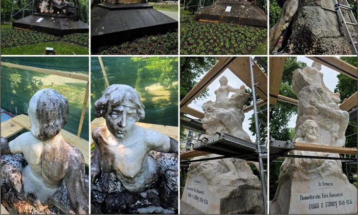 Monumentul domnitorului Barbu Dimitrie Știrbei din Parcul Zăvoi (© Primăria Municipiului Râmnicu Vâlcea)
