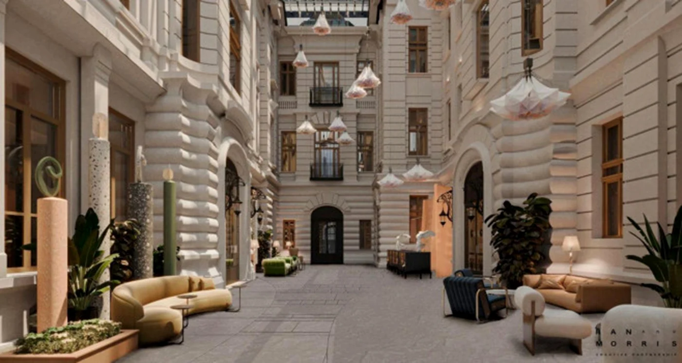 Palatul BCR va fi transformat într-un hotel de lux. Foto: Facebook/Nicușor Dan