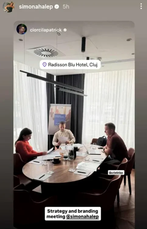 Story Instagram Simona Halep