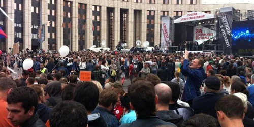 Manifestație la Moscova