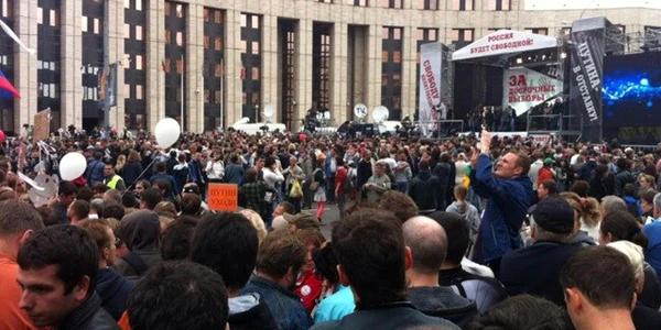 Manifestație la Moscova