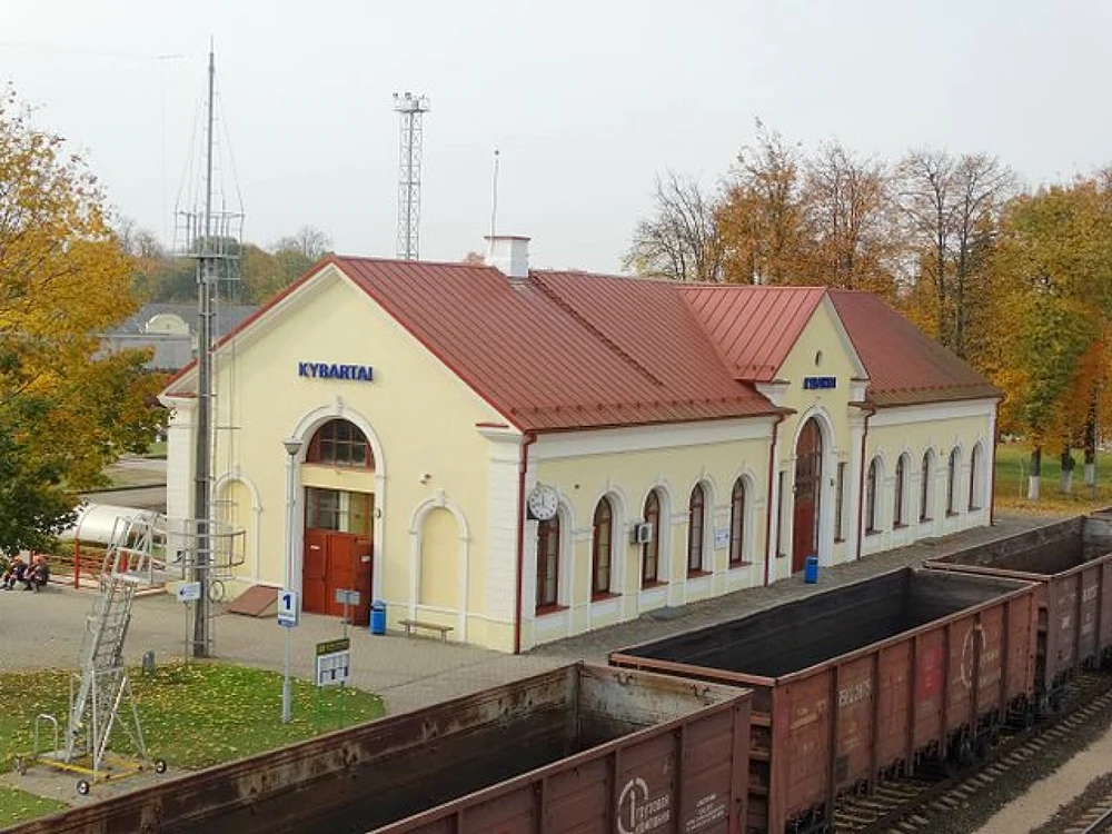 Staţia de tren Kybartai din Lituania FOTO Wikidata