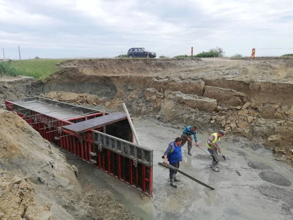 Şantierul de pe Centura Sud FOTO DRDP