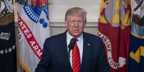 Donald Trump anuntand eliminarea lui Abu Bakr al-Bagdadi FOTO EPA-EFE