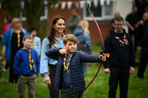 Kate Middleton și Prințul George, Foto Getty