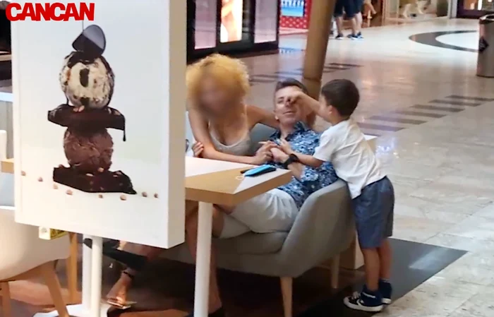 Băiețelul s-a jucat întruna cu Cristian Georgescu, semn că au o relație apropiată