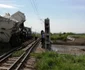 Accident de tren în judeţul Bacău FOTO ISU Bacău