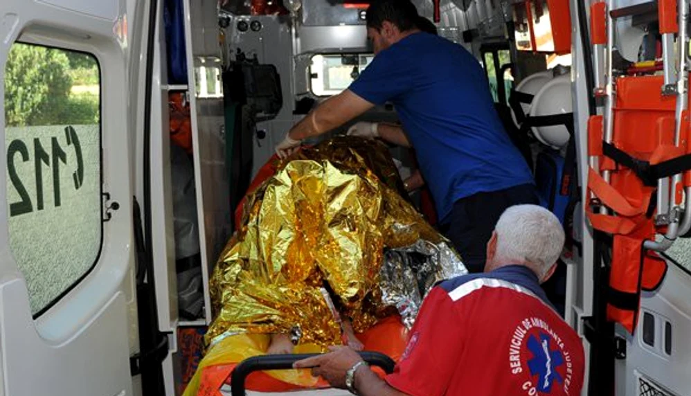 Bărbatul a murit la spital FOTO: Mediafax (arhivă)