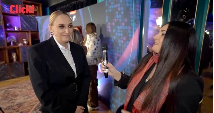Ilona Brezoianu, cât se poate de sinceră cu reporterul Click!TV Alina Erimia foto: Click!