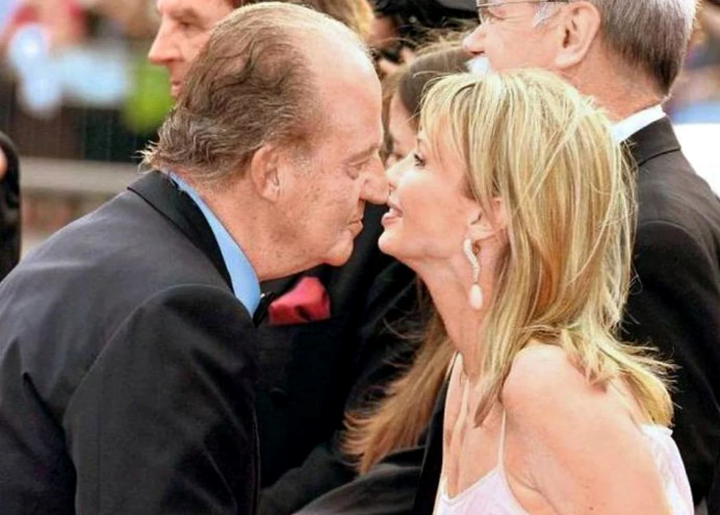 Juan Carlos al Spaniei şi fosta sa amantă Corinna zu Sayn-Wittgenstein-Sayn FOTO Arhivă
