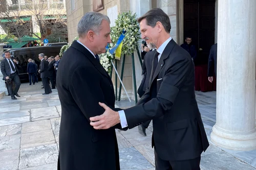 Principele Consort Radu, la înmormântarea Regelui Constantin al II-lea al Greciei