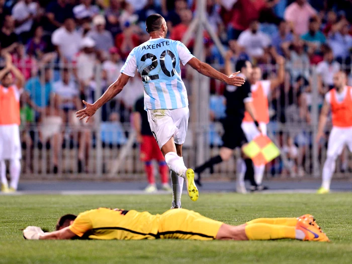 Mircea Axente a marcat golul victoriei