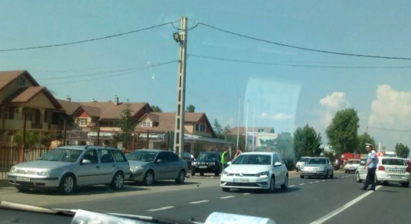 Accident pe şoseaua de centură