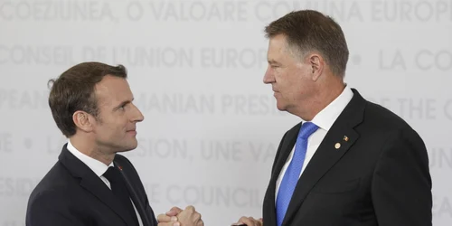 Summit Sibiu - Emmanuel Macron - Klaus Iohannis / FOTO Inquam Photos / Octav Ganea / 9 mai 2019