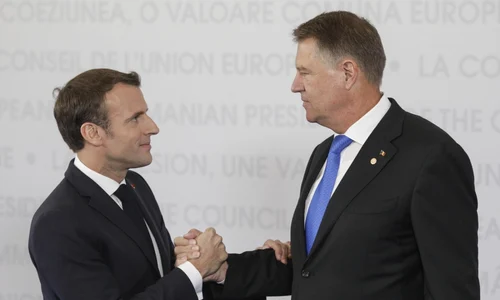 Summit Sibiu - Emmanuel Macron - Klaus Iohannis / FOTO Inquam Photos / Octav Ganea / 9 mai 2019