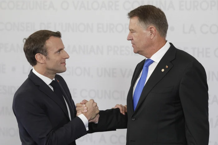 Klaus Iohannis se va întâlni marți, 14 iunie, cu Emmanuel Macron