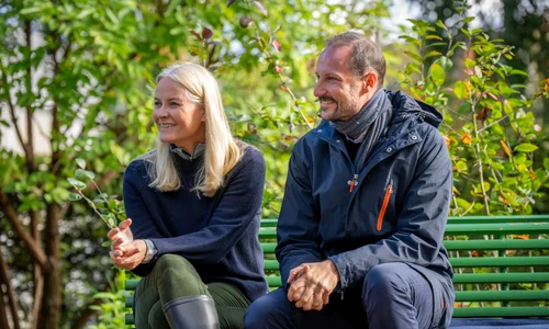 Prințesa Mette Marit și Prințul Haakon în sept 2024   Casa Regală norvegiană jpg