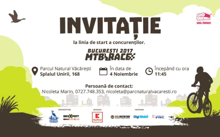 Sute de biclişti vor participa sâmbătă la concursul Bucureşti MTB Race. FOTO: MTB Race