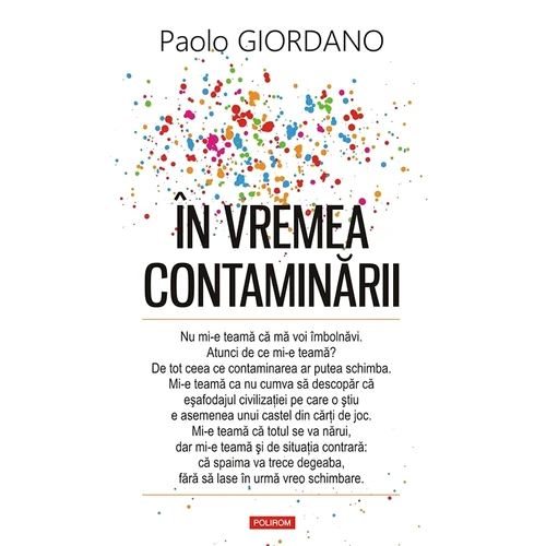 Paolo Giordano: „În vremea contaminării”, Editura Polirom jpeg