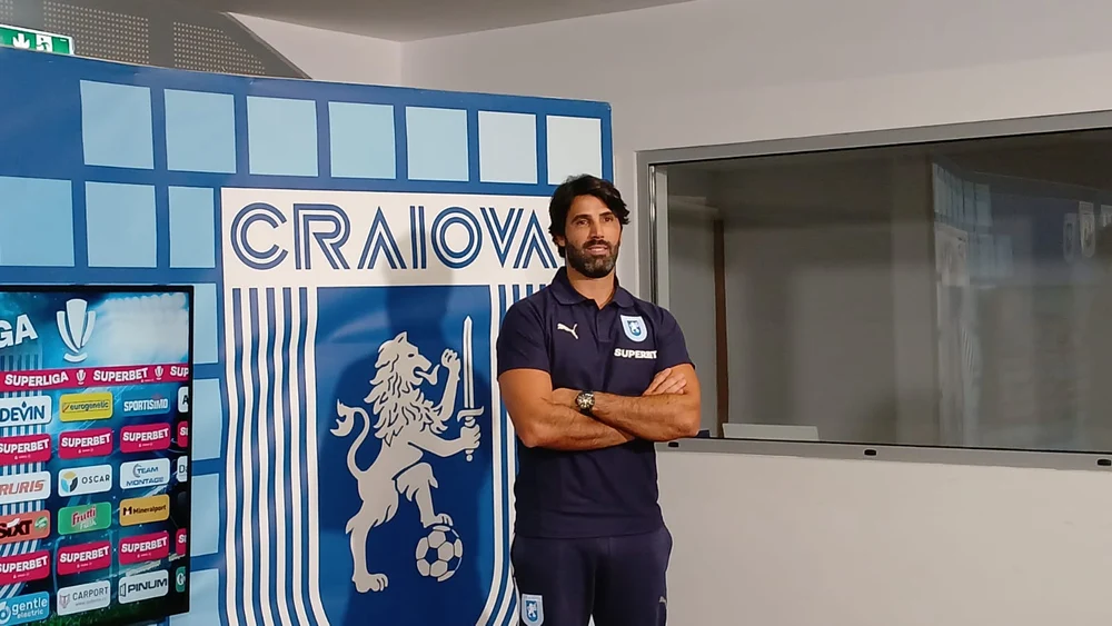 Filipe Coelho s-a prezentat în fața oltenilor. Portughezul le-a tăiat „aripile” celor de la Universitatea Craiova