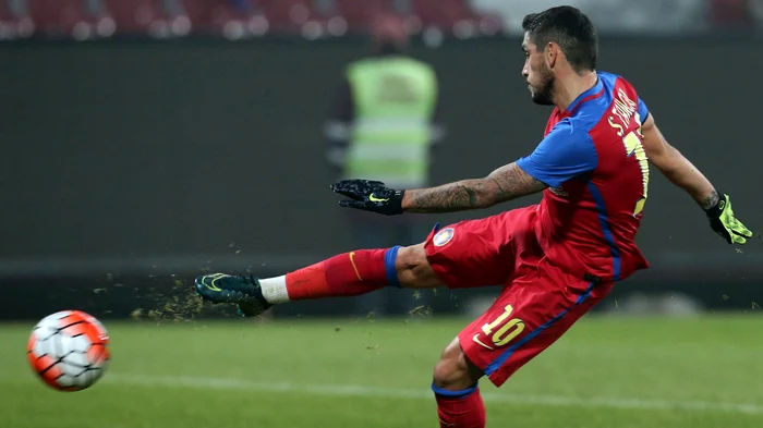 Nicolae Stanciu, în tricoul Stelei (actuala FCSB)