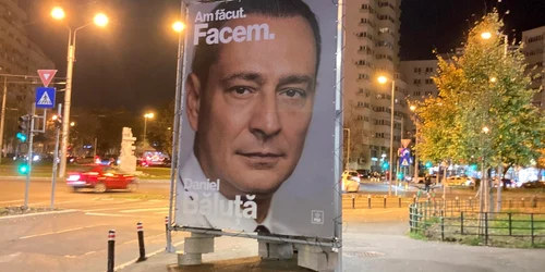 Afiș electoral Daniel Băluță FOTO Facebook