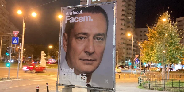 Afiș electoral Daniel Băluță FOTO Facebook 