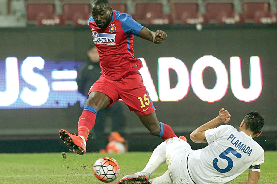 Tade a marcat primul gol din acţiune de la sosirea la SteauaFoto: Sportpictures.eu