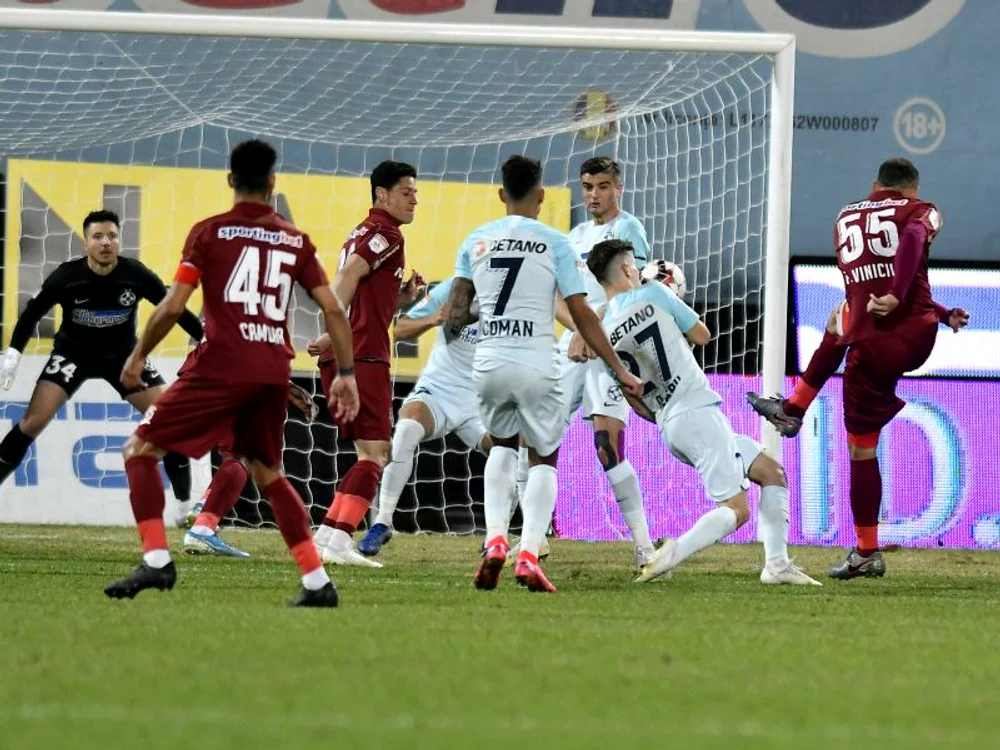 Paulo Vinicius a marcat golul victoriei CFR-ului în meciul cu FCSBFoto: sportpictures.eu