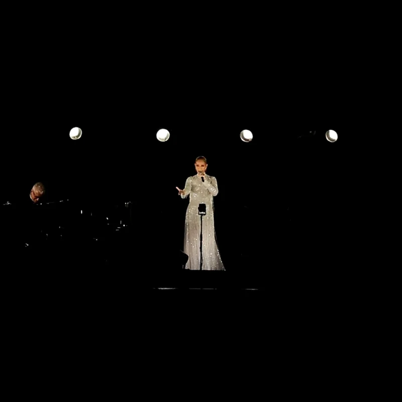Celine Dion a cântat la ceremonia de deschidere a Jocurilor Olimpice de la Paris / foto: Instagram