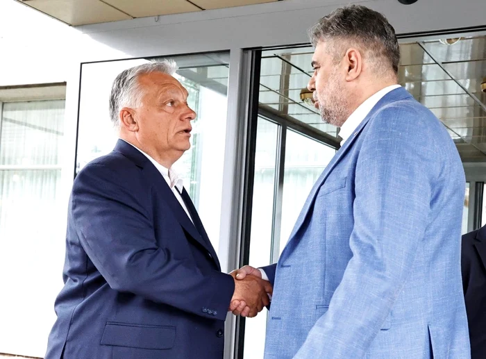 Premierul Marcel Ciolacu, întâlnire cu omologul ungar, Viktor Orban Foto: Facebook