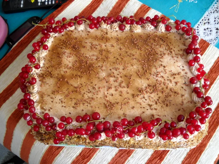 
    Tort cu cremă de ness şi alune  