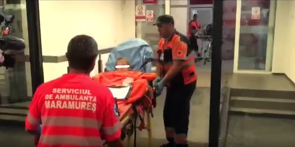 fetita impuscata. foto captura video
