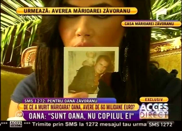 Oana Zăvoranu continuă scandalul şi după moartea mamei sale