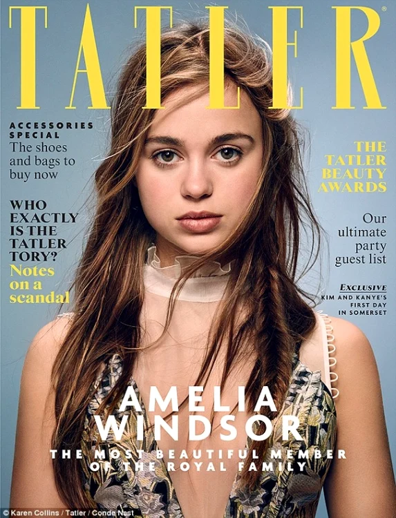 Lady Amelia Windsor a apărut pe coperta revistei Tatler