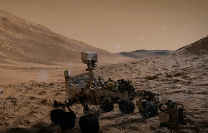 Roverul Perseverance al NASA, pe Marte FOTO: Captura video