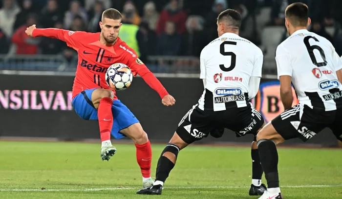 Daniel Bîrligea, marcatorul unei „duble” în ultimul meci al lui FCSB (FOTO: Sportpictures)