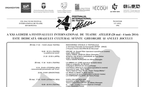 Festivalului Internaţional de Teatru „ATELIER” jpeg