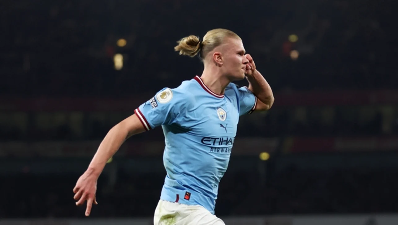 Erling Haaland face furori la Manchester City. Foto Getty Images