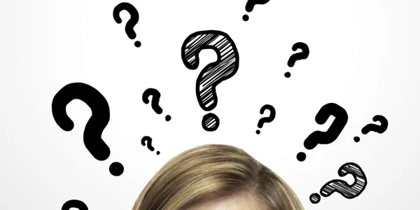 Semne de intrebare - femeie care se gandeste FOTO Shutterstock