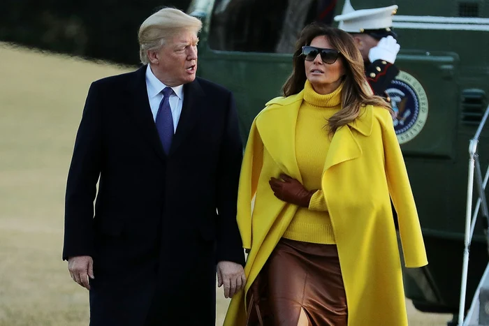 President And Mrs Trump Return To The White House jpeg