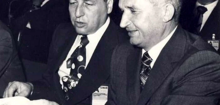 Ştefan Andrei şi Nicolae Ceauşescu FOTO Wikipedia