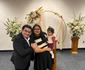 Cu soția și cu fiica, în America. Sunt o familie fericită