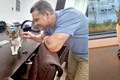 Ciprian Ciucu, pisica, foto arhiva, Facebook jpg