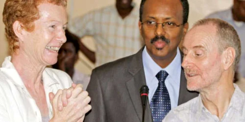 Rachel şi Paul Chandler s-au întâlnit cu premierul somalez Mohamed Abdullahi Mohamed