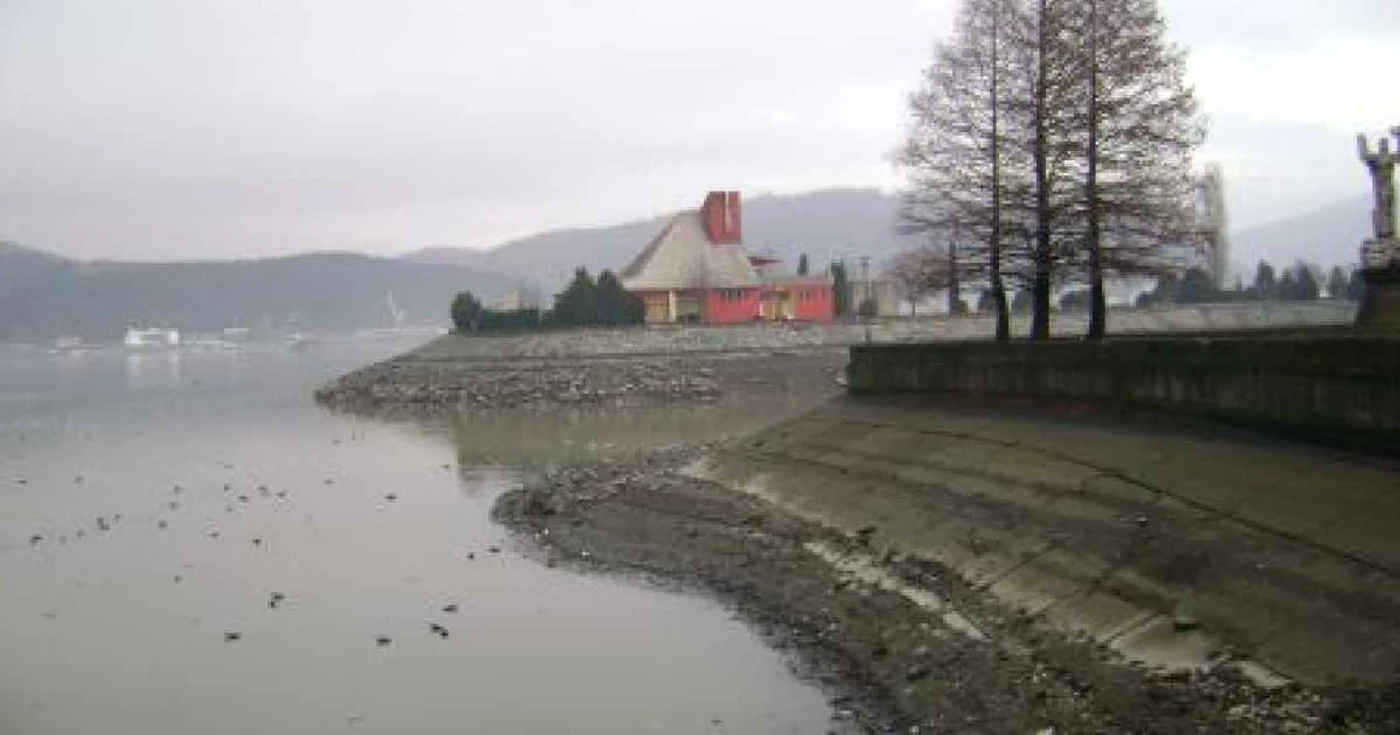  La Orşova, lacul a fost golit