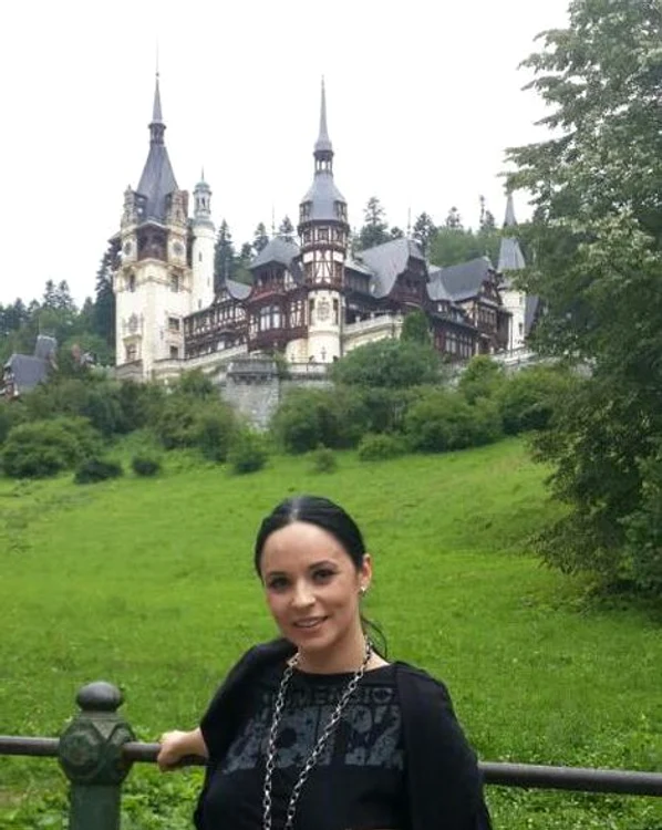 Andreea Marin la Castelul Peleş