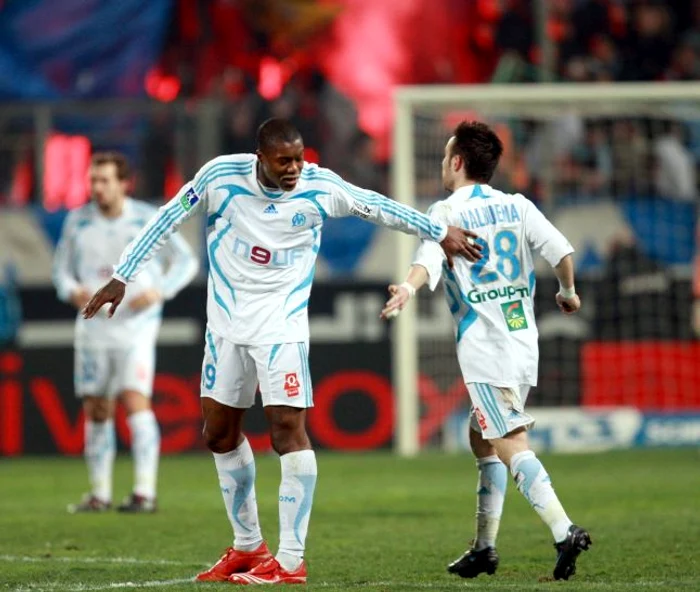 Cisse şi Valbuena, pe vremea când erau colegi